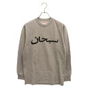 SUPREME(Vv[) TCY:S 17AW Arabic Logo L/S Tee ArbNOX[uT TVc O[yVÕi/ÁzyxSzyJ[O[zy戵XBRING~cXz