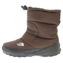 THE NORTH FACE(ザノースフェイス)NUPTSE BOOTIE ヌプシブーティー ブラウン US9 6081562N3X ブランド THE NORTH FACE 品名 NUPTSE BOOTIE ヌプシブーティー ブラウン US9 6081562N3X 表記サイズ 27.0cm サイズガイドはコチラ 実寸 アウトソール：30センチ ワイズ：12センチ 全高：22センチ ヒール：5センチ 素材表記 表記無し/原産国：中国製 カラー ブラウン 商品状態 使用感有り 全体的に多少の履きジワ有り 全体的に多少の汚れ有り 右足履き口付近に軽微なシミ汚れ有り 付属品：写真に写っているものがすべてになります。 備考：- 商品番号 9224C020563※お問い合わせの際は、こちらの商品番号をお伝えいただくとスムーズです。 注意事項 ※掲載商品は実店舗等で同時販売しており、欠品になる場合がございます。 恐れ入りますがその際はキャンセルとなりますため、予めご了承くださいませ。 ※原則、お客様都合でのキャンセル・返品はお受けできません。 ≪返品について詳しくはこちらをご覧くださいませ。≫ ご利用の際はショッピングガイドを必ずご一読の上、ご購入へお進みくださいませ。 状態ランク B N 新品〜未使用品 新品未開封品になります。 S 新品同様品または試着程度の使用感があります。 A 使用感の少ない比較的状態の良い中古品になります。 B 着用感があり若干の汚れ・ダメージが見受けられる中古品になります。 C 汚れ・ダメージが多数見受けられ難がある中古品になります。 【取扱店舗】 BRING オンラインショップ TEL: 03-6455-0967 このブランドの他の商品を見る