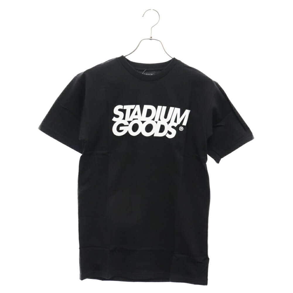 STADIUM DOODS(スタジアムグッズ) サイズ:S フロントロゴプリント半袖Tシャツ ブラック【新古品/中古】【程度S】【カラーブラック】【..