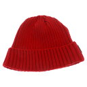 WACKO MARIA(ワコマリア) サイズ:FREE COTTON KNIT WATCH CAP コットンニットキャップ レッド【中古】【程度A】【カラーレッド】【取扱店舗BRING札幌店】