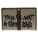 GUCCI(グッチ) ×BALENCIAGA The Hacker Clutch Bag グッチ ザ ハッカー クラッチ バッグ セカンド バッグ ベージュ/ブラウン 680381【新古品/中古】【程度S】【カラーベージュ】【取扱店舗BRING福岡天神店】