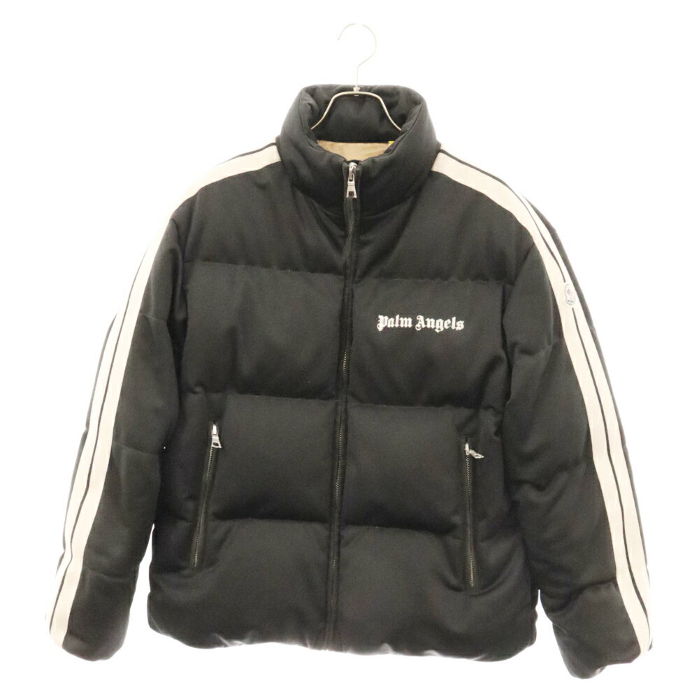 MONCLER(モンクレール) サイズ:1 21AW×Palm Angels RODMAN GIUBBOTTO G209L1A00019 M1356×パームエンジェルス ロッドマン ダウンジャケット ブラック【中古】【程度B】【カラーブラック】【取扱店舗BRING渋谷ANNEX店】