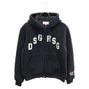 The DUFFER of St.GEORGE(ザダファーオブセントジョージ) サイズ:S ジップアップ ボアフリース パーカー ネイビー DF-Q9-72451【中古】【程度B】【カラーネイビー】【オンライン限定商品】