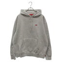 SUPREME(シュプリーム) サイズ:L 21AW Small Box Hooded Sweatshirt スモール ボックスロゴ フーデッド スウェットシャツ プルオーバーパーカー グレー【中古】【程度A】【カラーグレー】【取扱店舗BRING仙台店】