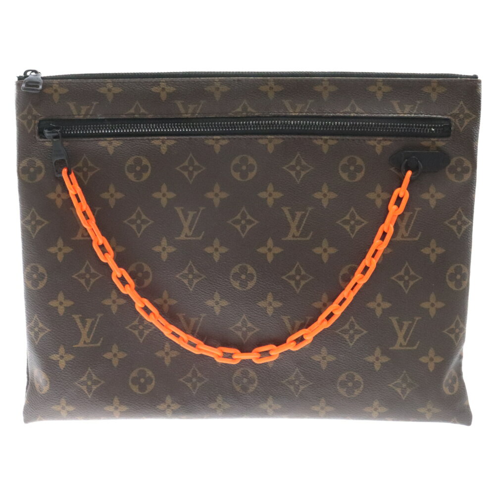 LOUIS VUITTON(ルイヴィトン) 19SS モノグラム ソーラーレイポシェットA4・クラッチバッグバッグ ブラウン M44484/TN4188【中古】【程度B】【カラーブラウン】【取扱店舗新宿】