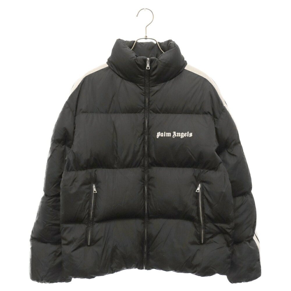 MONCLER(モンクレール) サイズ:2 22AW×Palm Angels RODMAN GIUBBOTTO ロッドマンサイドライン ダウンジャケット ブラック H209L1A00016 M2563【中古】【程度B】【カラーブラック】【オンライン限定商品】