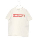 GUCCI(グッチ) サイズ:L 19AW THE FACE ザフェイス フロントプリント 半袖Tシャツ クルーネックカットソー ホワイト 565806 XJBCS