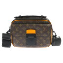 LOUIS VUITTON(ルイヴィトン) モノグラム マカサー Sロック メッセンジャー ショルダーバッグ ICチップ M46688 ブラウン【中古】【程度A】【カラーブラウン】【取扱店舗BRING梅田茶屋町店】