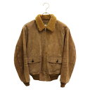 RRL(ダブルアールエル) サイズ:170/92A Limited Edition Graves Leather Jacket 150着 限定 ジップアップ シアリング レザーゴートスキン フライト ジャケット ブラウン RRL-J-381【中古】【程度A】【カラーブラウン】【取扱店舗BRING仙台店】