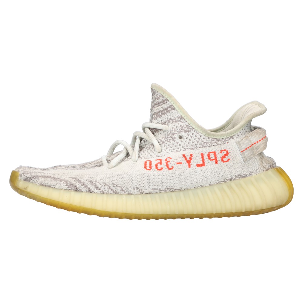 adidas(アディダス) サイズ:27.5cm YEEZY BOOST 350 V2 BLUE TINT B37571 イージーブースト 350 V2 ブルー ティント ローカットスニーカー グレー US9.5/27.5cm