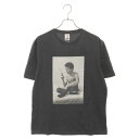 WACKO MARIA(ワコマリア) サイズ:L 21SS LARRY CLARK TULSA／STANDARD CREW NECK T-SHIRT フォトプリント半袖Tシャツ ブラック【中古】【程度A】【カラーブラック】【取扱店舗BRING札幌店】