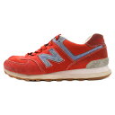 New Balance(ニューバランス) サイズ:26.0cm ML574WTR ローカットスニーカー レッド US8/26cm【中古】【程度B】【カラーレッド】【オンライン限定商品】