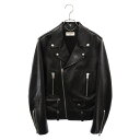 SAINT LAURENT PARIS サンローランパリ サイズ:48 L01 Classic Motorcycle Leather Riders Jacket クラシックモーターサイクル ダブルライダースジャケット ブラック 397290 Y5YA1【中古】【程…