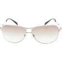 PRADA(プラダ) サイズ:60□10 TEARDROP SUNGLASSESS テンプルラインストーン ティアドロップ サングラス PR56I ブラック/シルバー【中古】【程度B】【カラーブラック】【オンライン限定商品】