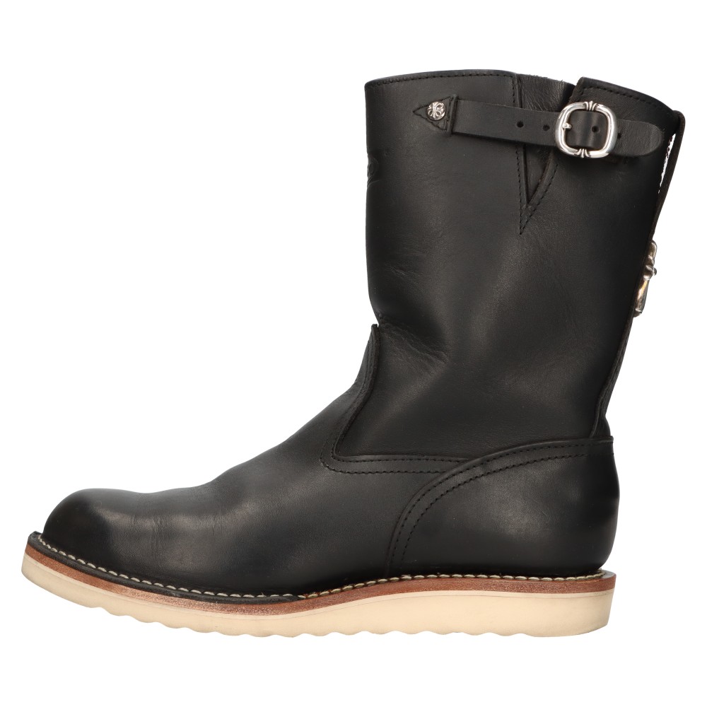 CHROME HEARTS(クロムハーツ) ×ウエスコ WESCO BOSS ボス ガンスリンガーベルトスモールCHクロスブーツ【中古】【程度B】【カラーブラック】【取扱店舗OneStyle原宿店】