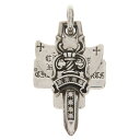 CHROME HEARTS(クロムハーツ) TRINKETS OLD スリートリンケッツ アフターダイヤモンド ネックレストップ シルバー【中古】【程度B】【カラーシルバー】【取扱店舗OneStyle原宿店】