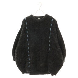 PAMEO POSE(パメオ ポーズ) Cat Sweater シャギーキャット ニットセーター ブラック 2322526008【中古】【程度A】【カラーブラック】【オンライン限定商品】