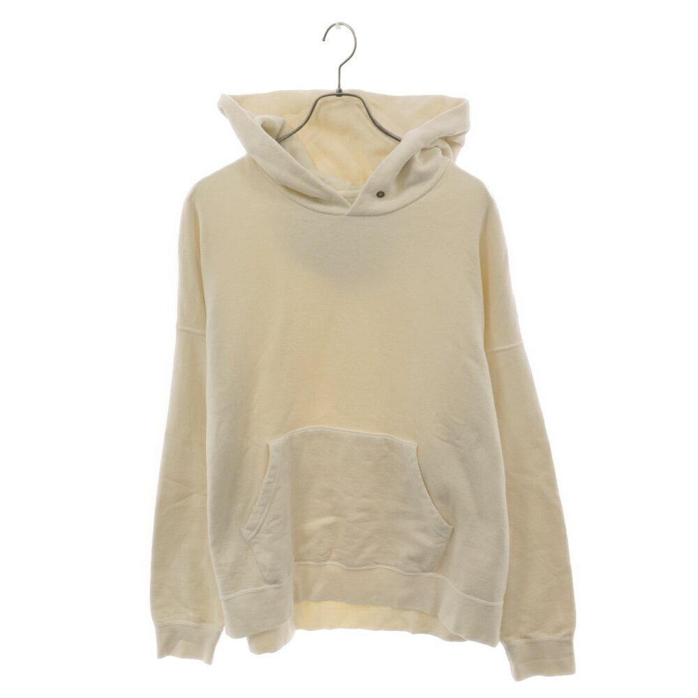 VISVIM(ヴィスヴィム) サイズ:3 20SS AMPLUS HOODIE P.O. コットン プルオーバー スウェット パーカー アイボリー 0120105010017【中古】【程度A】【カラーホワイト】【オンライン限定商品】