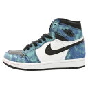 NIKE(iCL) TCY:26.5cm WMNS AIR JORDAN 1 High OG Tie-Dye EBY GAW[_ 1 ^C_C nCJbgXj[J[ u[ US9.5/26.5cm CD0461-100yÁzyxAzyJ[u[zy戵XBRING THRIFT CLOSETz