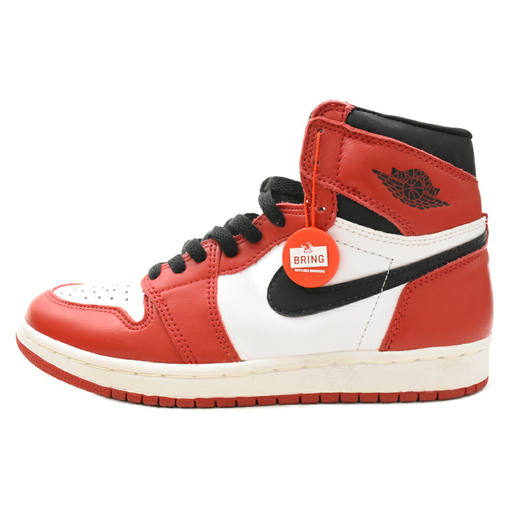 NIKE(ナイキ) サイズ:26.0cm 94復刻 AIR JORDAN1 エアジョーダン1 1994 シカゴ ハイカットスニーカー レッド/ホワイト 130207-101 US8【新古品/中古】【程度S】【カラーレッド】【取扱店舗渋谷】