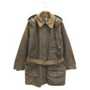 Barbour(バブアー) 80s VINTAGE SOLWAY ZIPPER ヴィンテージ ソルウェイジッパー オイル コート ジャケット カーキ【中古】【程度C】【カラーブラウン】【取扱店舗AWESOME原宿店】