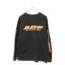 THE BLACK EYE PATCH(ブラックアイパッチ) サイズ:XL KUROGANTAI LOGO LS TEE 黒眼帯 バックロゴ長袖Tシャツ ブラック【中古】【程度B】【カラーブラック】【取扱店舗BRING THRIFT CLOSET】