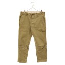 VISVIM(ヴィスヴィム) サイズ:2 14SS HIGH-WATER CHINO シンチバック チノパンツ ベージュ 0114105008027【中古】【程度B】【カラーベージュ】【オンライン限定商品】