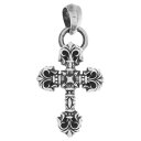 CHROME HEARTS(クロムハーツ) FILIG/CROSS-SM W/BALE/フィリグリークロスS Wベイル/シルバーネックレストップ【中古】【程度B】【カラーシルバー】【取扱店舗OneStyle新宿店】