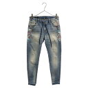 SART(サート) サイズ:S ×BIG JOHN EASY DENIM PANTS ストレッチイージーデニムパンツ ジーンズ インディゴ MXSR01M【中古】【程度B】【カラーブルー】【オンライン限定商品】