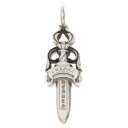 楽天ブランド買取・販売　BRINGCHROME HEARTS（クロムハーツ） DOUBLE DAGGER ダブルダガー ペンダント ネックレストップ シルバー【中古】【程度B】【カラーシルバー】【取扱店舗名古屋】