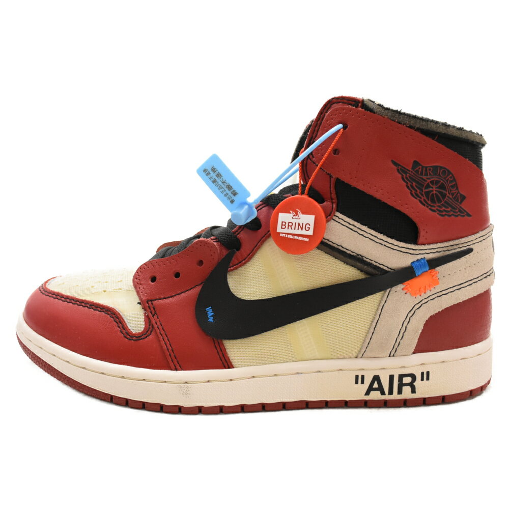 NIKE(ナイキ) サイズ:US10/28cm ×OFF-WHITE THE 10 AIR JORDAN 1 CHICAGO×オフホワイト ザテン エアジ..