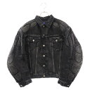 Yeezy Gap Engineered by Balenciage(イージー ギャップ バレンシアガ) サイズ:S Padded Denim Jacket ヴィンテージ加工 パテッドデニムジャケット ブラック【中古】【程度A】【カラーブラック】【取扱店舗BRING渋谷ANNEX店】