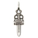 楽天ブランド買取・販売　BRINGCHROME HEARTS（クロムハーツ） DOUBLE DAGGER ダブルダガー ペンダント ネックレストップ シルバー【中古】【程度B】【カラーシルバー】【取扱店舗OneStyle原宿店】