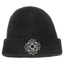 CHROME HEARTS(クロムハーツ) サイズ:OS WOOL WATCH CAP CHプラス刺繍 ビーニーニット 帽子 キャップ ブラック【中古】【程度B】【カラーブラック】【取扱店舗OneStyle名古屋パルコ店】