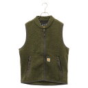 CARHARTT(カーハート)RELAXED FIT FLEECE FULL ZIP VEST フリースベスト カーキ 104995-M ブランド CARHARTT 品名 RELAXED FIT FLEECE FULL ZIP VEST フリースベスト カーキ 104995-M 表記サイズ S サイズガイドはコチラ 実寸 着丈：67センチ 身幅：53.5センチ 肩幅：38センチ 素材表記 ポリエステル100%/原産国：ジョーダン製 カラー カーキ 商品状態 新品同様品または試着程度の使用感有り 裏地首周りに糸のほつれ有り 付属品：写真に写っているものがすべてになります。 備考：- 商品番号 9024D040048※お問い合わせの際は、こちらの商品番号をお伝えいただくとスムーズです。 注意事項 ※掲載商品は実店舗等で同時販売しており、欠品になる場合がございます。 恐れ入りますがその際はキャンセルとなりますため、予めご了承くださいませ。 ※原則、お客様都合でのキャンセル・返品はお受けできません。 ≪返品について詳しくはこちらをご覧くださいませ。≫ ご利用の際はショッピングガイドを必ずご一読の上、ご購入へお進みくださいませ。 状態ランク S N 新品〜未使用品 新品未開封品になります。 S 新品同様品または試着程度の使用感があります。 A 使用感の少ない比較的状態の良い中古品になります。 B 着用感があり若干の汚れ・ダメージが見受けられる中古品になります。 C 汚れ・ダメージが多数見受けられ難がある中古品になります。 【取扱店舗】 BRING THRIFT CLOSET TEL: 043-445-7761 このブランドの他の商品を見る