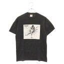 SUPREME(シュプリーム) サイズ:S 17AW×AKIRA Yamagata Tee アキラ ヤマガタ グラフィックプリント クルーネック半袖Tシャツ カットソー ブラック【中古】【程度B】【カラーブラック】【取扱店舗原宿】