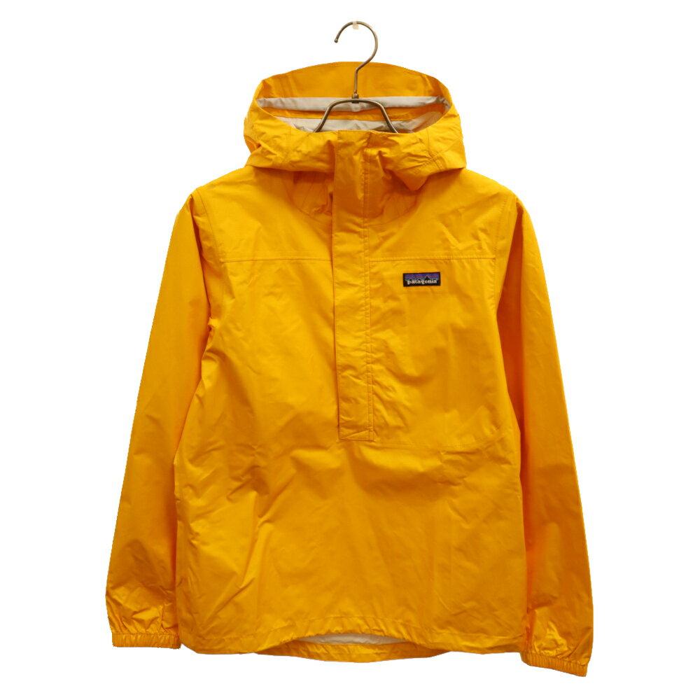 PATAGONIA(パタゴニア) サイズ:XS 12SS TorrentShell Pullover Rain Jacket トレントシェルプルオーバーレインジャケット マウンテンパーカー イエロー 83930SP12【中古】【程度B】【カラーイエロー】【取扱店舗BRING THRIFT CLOSET】