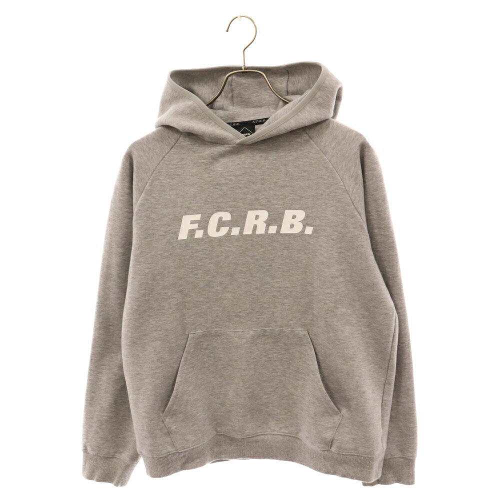 F.C.R.B./F.C.Real Bristol/FCRB(エフシーアールビー/エフシーレアルブリストル) サイズ:S 20AW AUTHENTIC LOGO SWEAT HOODIE オーセンティックロゴ スウェット フーディ パーカー FCRB-202066 グレー