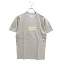 SUPREME(シュプリーム) サイズ:M 13SS BLING BOX LOGO TEE ブリングボックスロゴTシャツ 半袖カットソー グレー【中古】【程度B】【カラーグレー】【取扱店舗渋谷】