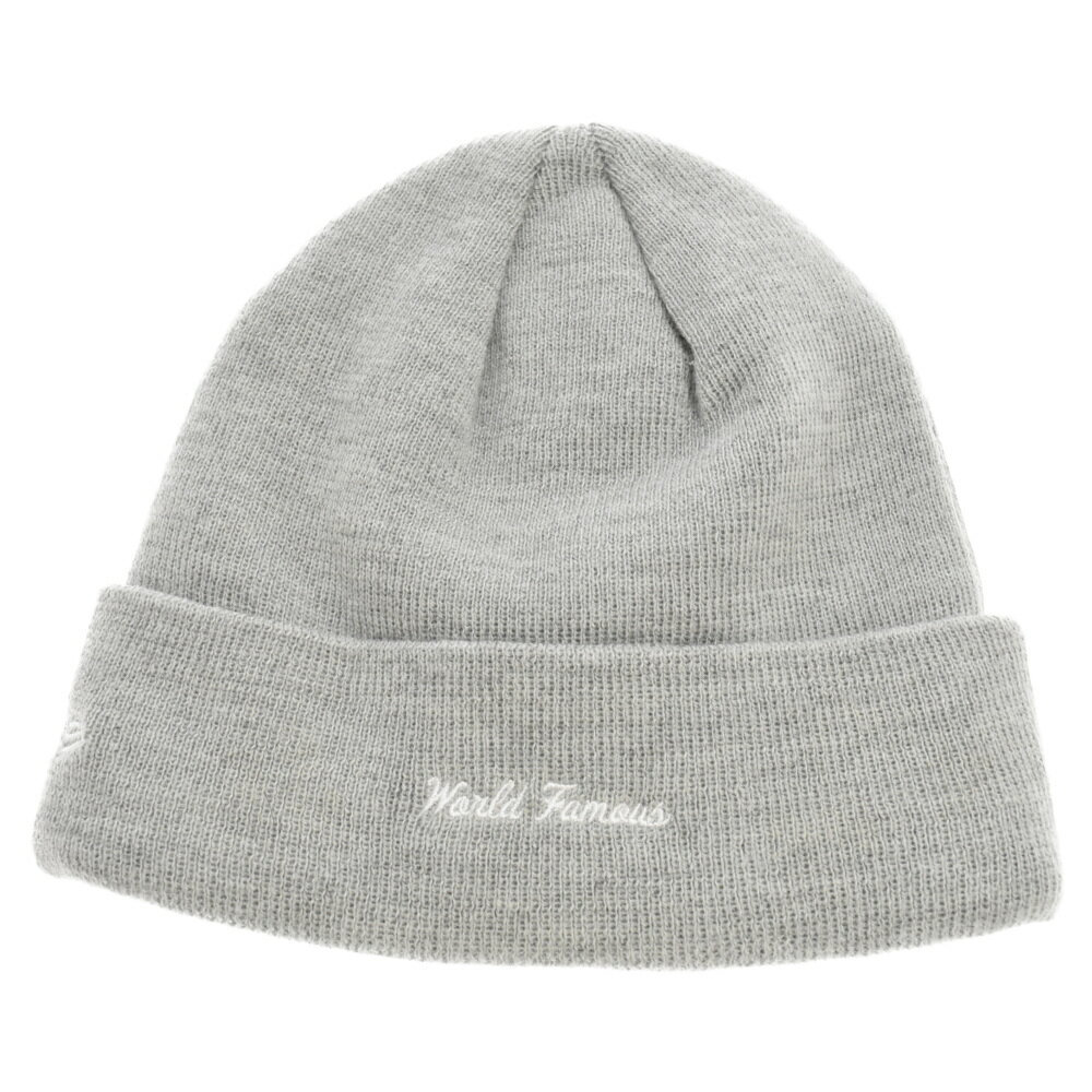 SUPREME(シュプリーム) 18AW×NEW ERA Box Logo Beanie ニューエラ ボックスロゴビーニー ニットキャップ 帽子 グレー【中古】【程度A】【カラーグレー】【取扱店舗BRING THRIFT CLOSET】 2