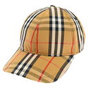 BURBERRY(バーバリー) サイズ:L ヴィンテージノバチェック キャップ 帽子 ブラウン ITFACPRO15CHI 8006119【中古】【程度B】【カラーブラウン】【取扱店舗BRING札幌店】