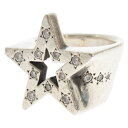 BANKROBBER(バンクローバー) サイズ:16.0号 ×MAGICAL DESIGN STAR BRIGHT RING マジカルデザイン スターブライトリング シルバー【中古】【程度B】【カラーシルバー】【取扱店舗BRING THRIFT CLOSET】