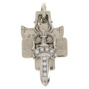 CHROME HEARTS(クロムハーツ) 18K 3TRINKETS P D 18Kスリートリンケッツ PAVEダイヤ ホワイトゴールド ネックレストップ【中古】【程度B】【カラーゴールド】【取扱店舗渋谷】