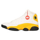 NIKE(ナイキ) サイズ:28.0cm AIR JORDAN 13 RETRO Del Sol 414571-167 エア ジョーダン13 デルソル ハイカットスニーカー US10/28cm ホワイト/イエロー【中古】【程度A】【カラーホワイト】【取扱店舗BRING KICKS】