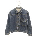 Levi's(リーバイス) サイズ:36 40s VINTAGE 506XX 1st ヴィンテージ 片面タブ 針刺しシンチバック デニムジャケット インディゴブルー【中古】【程度C】【カラーブルー】【取扱店舗AWESOME原宿店】