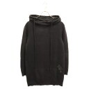 CHROME HEARTS(クロムハーツ) サイズ:S カシミア クロスパッチ プルオーバーパーカーニット ブラック【中古】【程度B】【カラーブラック】【取扱店...