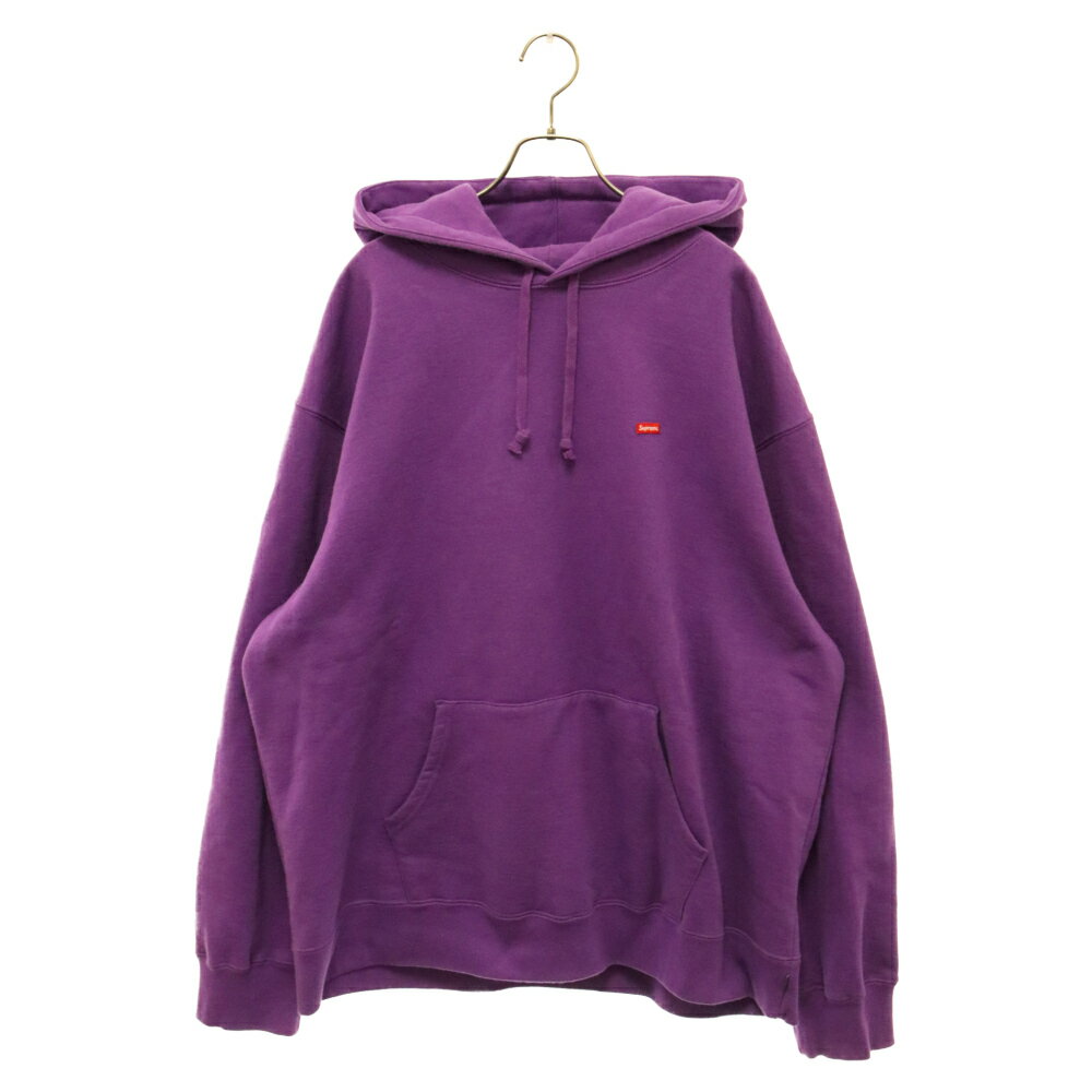 SUPREME(シュプリーム) サイズ:XL 22SS Small box logo Pullover Hoodie スモールボックスロゴ スウェットプルオーバーパーカー パープル