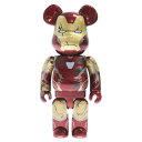 MEDICOM TOY(メディコムトイ) サイズ:400% IRON MAN Mark85 Battle Damaged Ver. バトルダメージ版 アイアンマン マーク85 SP賞 400% レッド/ゴールド【新古品/中古】【程度N】【カラーレッド】【オンライン限定商品】