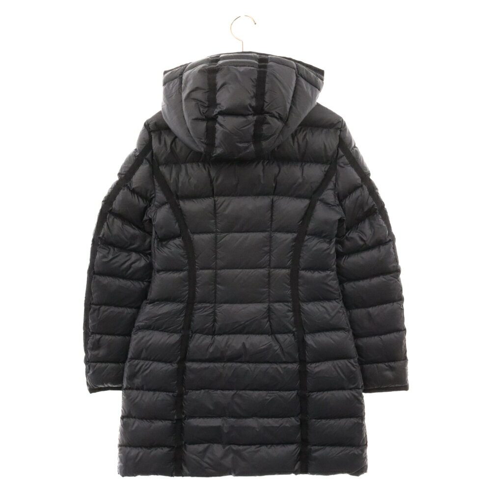 MONCLER(モンクレール) サイズ:1 HERMINE エルミンヌ ナイロン ダウンコート ダウンジャケット ブラック レディース E20934930005 53048【中古】【程度B】【カラーネイビー】【オンライン限定商品】 2