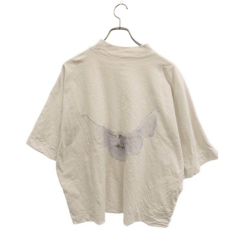 Yeezy Gap Engineered by Balenciaga(イージー ギャップ エンジニアードバイ バレンシアガ) サイズ:S Dove No Seam T-shirt ドーヴプリントTシャツ ホワイト【中古】【程度B】【カラーホワイト】【取扱店舗BRING梅田茶屋町店】